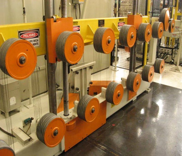 Máquina de aros después de la reconstrucción